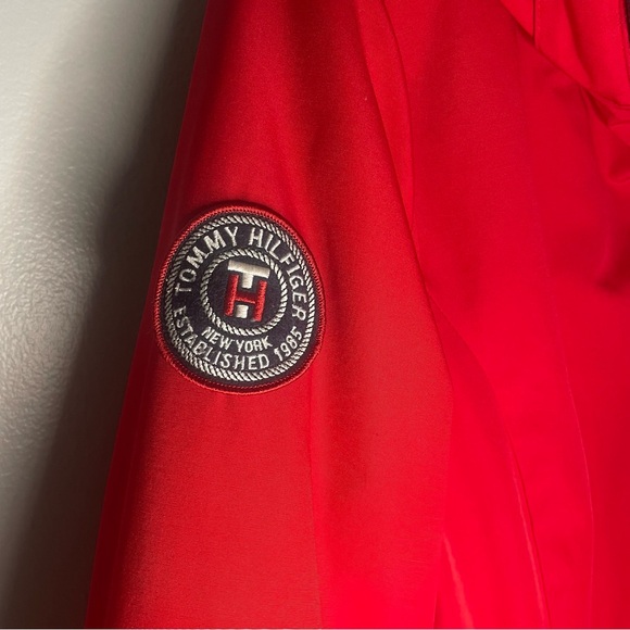 TOMMY HILFIGER Women 3-in-1 Weather System Coat Jacket Red/Blue SZ/MED - Picture 8 of 14